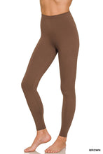 Load image into Gallery viewer, ',...._Premium Microfiber Full Length Leggings: BLACK-156486 / XL