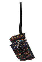 Load image into Gallery viewer, Navajo Baja Tribal Double Zipper Coin Purse Pouch