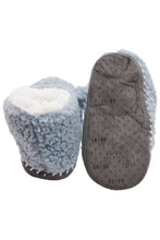 Load image into Gallery viewer, Youths Fuzzy Shearling Moccasin Slipper Boots: ASSORTED / ASSORTED