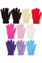 Load image into Gallery viewer, Youths Fuzzy Sherpa Fleece Cozy Gloves: ASSORTED / ONE SIZE
