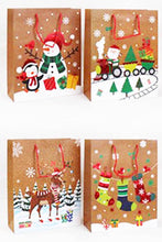 Load image into Gallery viewer, Christmas Snowy Cartoon Gift Bag