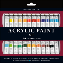 Load image into Gallery viewer, Studio Series Acrylic Paint Set (24 colors)