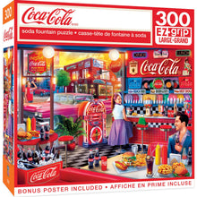 Load image into Gallery viewer, Coca-Cola - Soda Fountain 300 Piece EZ Grip Puzzle