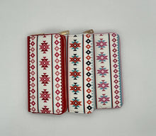 Load image into Gallery viewer, Zipper Wallet Native Design: Zipper Wallet Native Design- Aztec