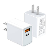 Load image into Gallery viewer, PD + USB Wall Charger MW872: White