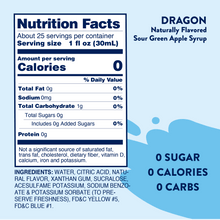 Load image into Gallery viewer, Sugar Free Sour Dragon™ Syrup