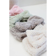 Load image into Gallery viewer, Waffle Texture Premium Bow Spa Headband: MIX COLOR