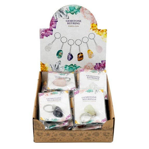 Crystal Gemstone  Keyring