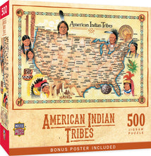 Load image into Gallery viewer, American Indian Tribes 500 Piece Puzzle