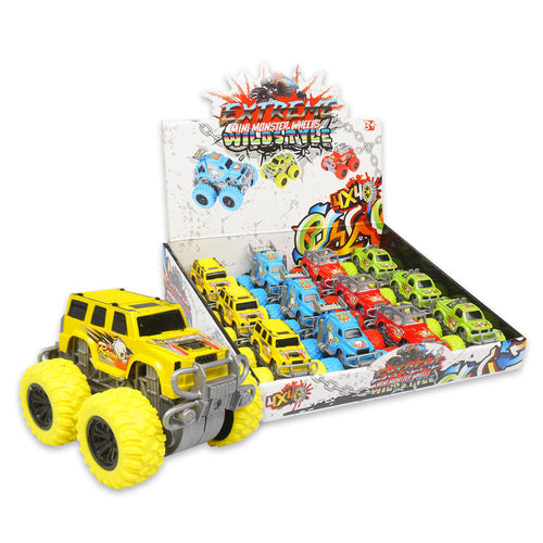 Extreme Mini Monster Truck Toys - Assorted Colors