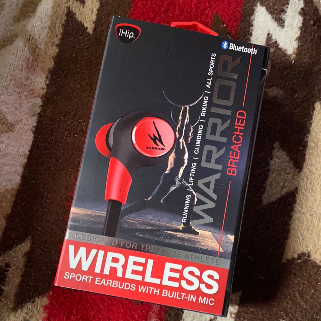 iHip Warrior Bluetooth sport earbuds
